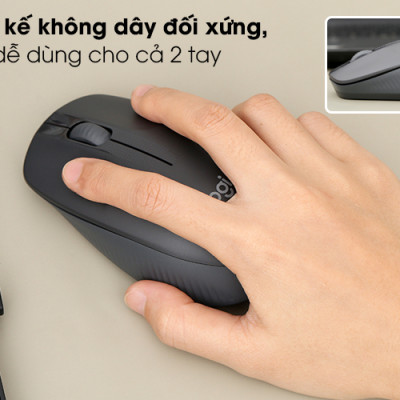 Chuột Không Dây LOGITECH M331 Silent | Màu Đen | Hàng Chính Hãng