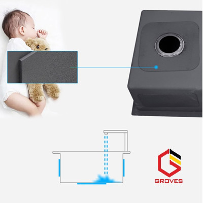 CHẬU RỬA BÁT, CHÉN INOX 2 HỐ CÂN GRBC8245C