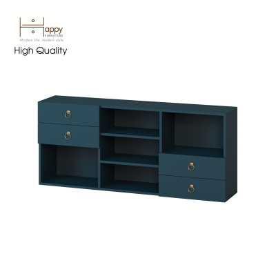 [Happy Home Furniture] WESLEY, Tủ trang trí - 4 hộc kéo ,  140cm x 30cm x 60cm ( DxRxC), THK_048