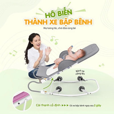 Xe nhún ăn bột có mui Autoru F3 Hàng chính hãng