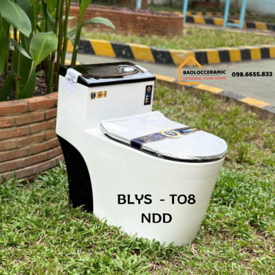 Bồn cầu nguyên khối Juno Sofa Yoshi nano kháng khuẩn CTT08NDD 680 x 380 x 720mm