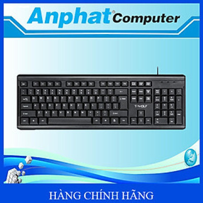 Bàn Phím Văn Phòng T-WOLF T15 USB- Hàng Chính Hãng