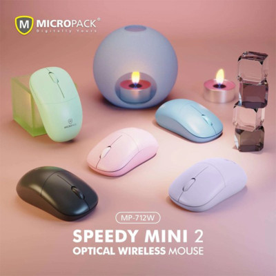 Chuột không dây MicroPack SPEEDY MINI 2 MP-712W - Hàng Chính Hãng