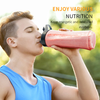 Máy xay sinh tố 2 ly nhãn hiệu Shardor PB615B công suất 300W, dung tích 600 ml - Hàng Nhập Khẩu