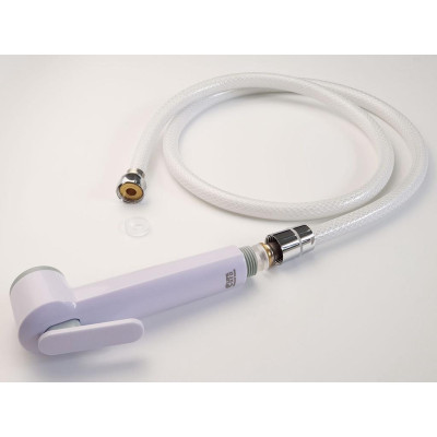 Bộ xịt vệ sinh cao cấp, chất lượng Germany. Tăng áp cao, chất liệu nhựa ABS trắng Eurolife EL-X10 (Trắng)