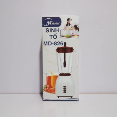 Máy Xay Sinh Tố 2 Cối Nhựa NK Media MD-826 - Hàng Chính Hãng