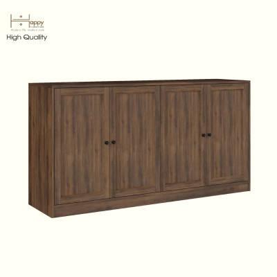 HAPPY FURNITURE , MATTA - Tủ lưu trữ 4 cánh mở , TCM_211 , 160cm x 40cm x 82cm DxRxC