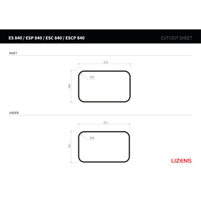 Bồn rửa bát inox sus 304 Lizens ESCP 840L