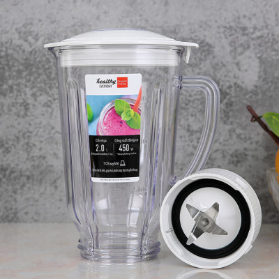 Máy xay sinh tố Panasonic MX-EX1511WRA - Công suất 450W - 1 cối xay sinh tố 1.5L và 1 cối xay khô 50g - Lưỡi dao thép không gỉ - 2 tốc độ xay và nhồi - Hàng chính hãng - Bảo hành chính hãng 12 tháng