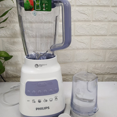 Máy Xay Sinh Tố Philips HR2221 - Công suất 700W Xay Đá , Xay Hạt - Hàng Chính Hãng