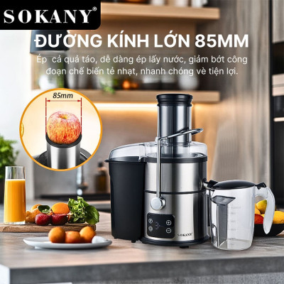 Máy ép trái cây đa năng SOKANY SK-03014 công suất cao lên đến 1200W, ép được trái cây hoa quả nhanh chóng - HÀNG CHÍNH HÃNG