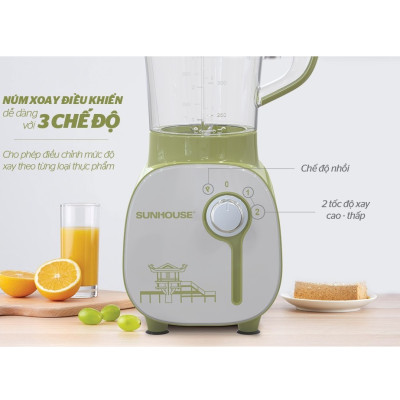 Máy Xay Sinh Tố Đa Năng Sunhouse SHD5312G - Hàng Chính Hãng