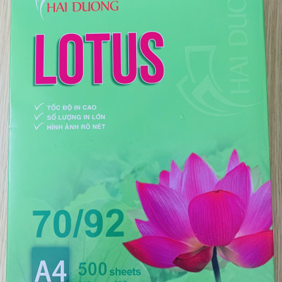 Giấy in A4 Lotus đa năng, định lượng 70 gsm 500 tờ siêu rẻ