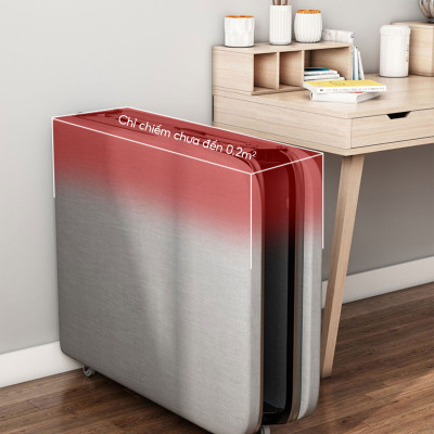Giường gấp có bánh xe Q125 NIKITA, Gấp gọn thông minh dễ dàng di chuyển