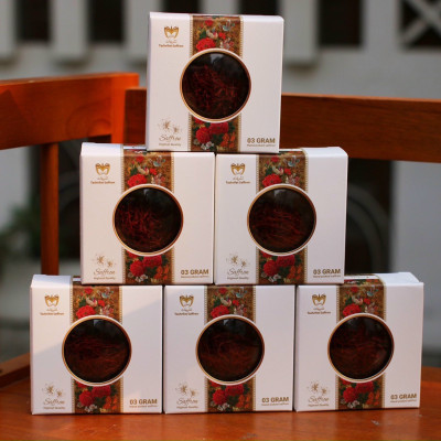 Nhụy hoa nghệ tây Tashrifat Saffron Premium Negin Iran chống lão hóa, làm sáng da,Tăng đề kháng, giảm stress, cải thiện giấc ngủ - OZ Slim Store