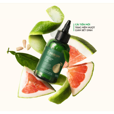 Nước dưỡng tóc tinh dầu bưởi (pomelo hair tonic) Cocoon 140ml + 1 Son dưỡng Cocoon 5g