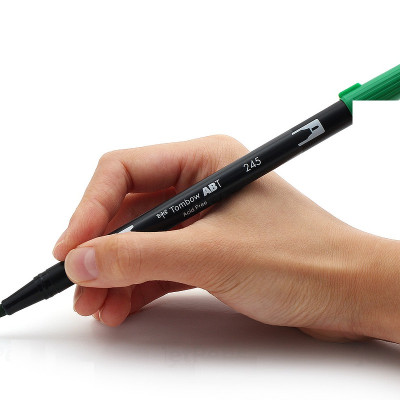 Bút lông cọ hai đầu Tombow ABT Dual Brush Pen - Brush/ Bullet - Gold Ochre (946)