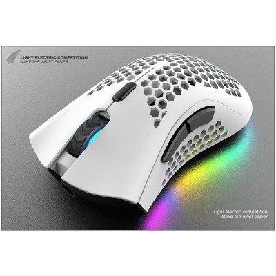 Chuột Không Dây Pin sạc T66 Gaming led RGB Cổng sạc TypeC chống mỏi cổ tay cho máy tính laptop hàng nhập khẩu