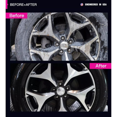 Bình xịt phục hồi và làm sáng bóng la dăng lốp xe, nhựa xe nhập khẩu Flamingo Tire Shine F010