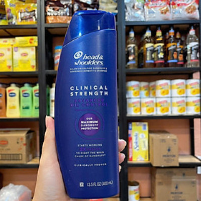Dầu gội đầu Head&Shoulders Clinical Strength Shampoo ngăn gàu khỏe tóc 400ml mẫu mới