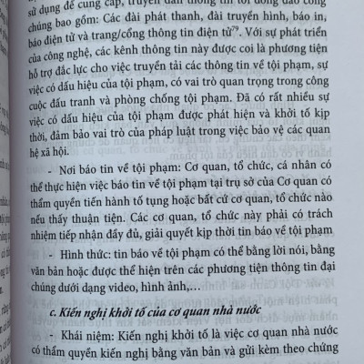 Hướng dẫn môn học Luật tố tụng hình sự
