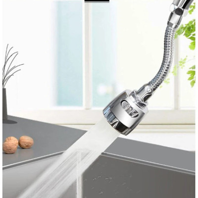 Đầu gắn vòi nước rửa chén KG16, xoay 360 tăng áp tiết kiệm nước phù hợp được tất cả các vòi, chất liệu inox304 - Hàng chính hãng