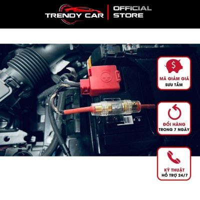 Cầu chì âm thanh chuyên dụng cho xe hơi chất liệu hợp kim cao cấp (vỏ chịu nhiệt độ ca 60A DC 12V Chuyên Dụng Cho Xe Hơi