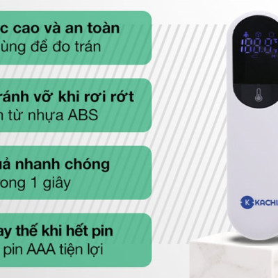 Máy Đo Nhiệt Kế Kachi JXB-315 Cảm Biến Hồng Ngoại có chứng nhận FDA Mỹ