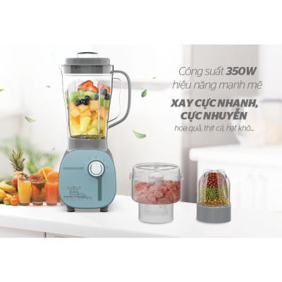 Máy Xay Sinh Tố Đa Năng Sunhouse SHD5312B - Hàng Chính Hãng