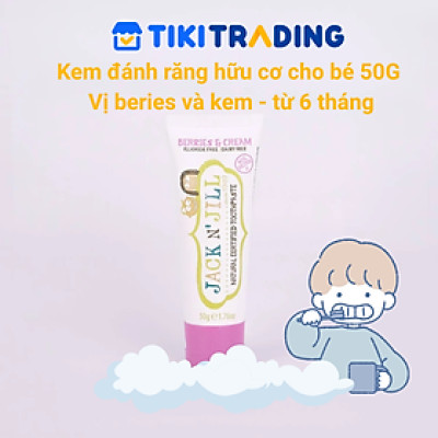 Kem đánh răng hữu cơ cho bé Jack N