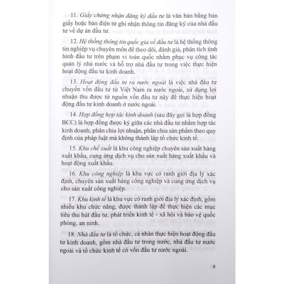 Luật đầu tư- đầu tư theo phương thức đối tác công tư (Song ngữ Việt -Anh) có hiệu lực từ ngày 01/01/2021