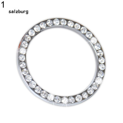 Vòng đá trang trí đính đá nút START STOP cho xe hơi logo sang trọng bắt mắt