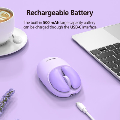 Chuột Không Dây MicroPack Lifestyle Dual Mode 2.4G + Bluetooth Wireless Mouse ML-202W Thiết Kế Độc Đáo Siêu Nhạy 4000CPI Hàng Chính Hãng