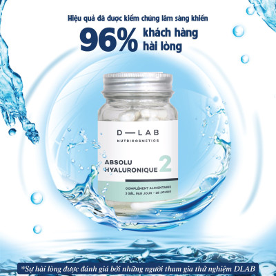 Viên uống D-LAB • Dưỡng ẩm Cấp nước cho da ️ • Ngăn lão hóa ️• Mờ nếp nhăn • Absolu Hyaluronique • Pure Hyaluronic • Pháp