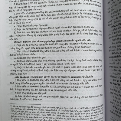 Chỉ dẫn tra cứu và áp dụng pháp luật về xử lý vi phạm hành chính  (được sửa đổi, bổ sung năm 2020) - Quyển 1 và Quyển 2