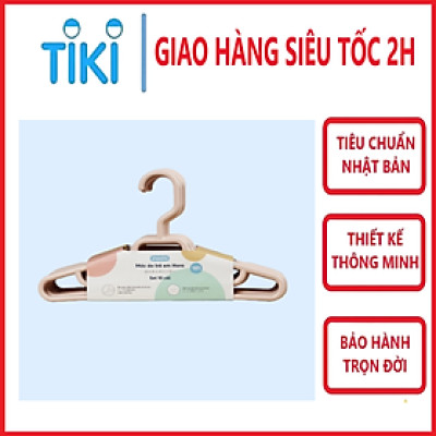Set 10 chiếc móc áo trẻ em Hara 181 hàng cao cấp - giao màu ngẫu nhiên