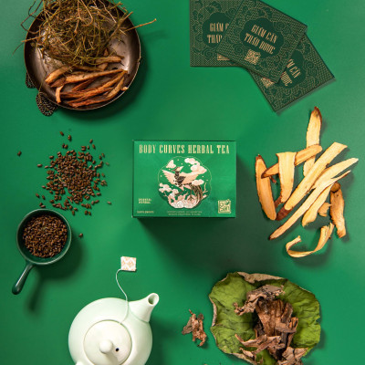 Bộ 4 Sản Phẩm Trà Thảo mộc Hỗ Trợ Giảm Cân Disan