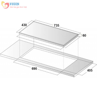 Bếp Điện Từ Eurosun EU-IF268S - Hàng chính hãng