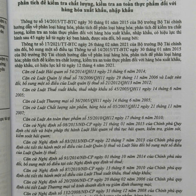 Sách Luật An Toàn Thực Phẩm – Công Tác Thanh Tra Kiểm Tra Bảo Đảm An Toàn Vệ Sinh Thực Phẩm Trong Các Đơn Vị, Doanh Nghiệp, Quán Ăn, Nhà Hàng, Khách Sạn - V2305D
