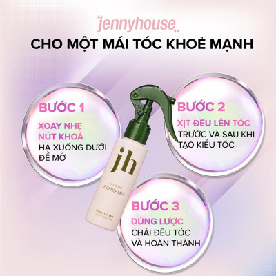 Xịt Dưỡng Tóc JENNY HOUSE Hydro Keratin Essence Mist 95ml - Phục Hồi Tóc Hư Tổn