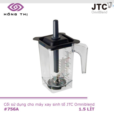 Cối Xay Sinh Tố Công Nghiệp Jtc Omniblend (Cối + Nắp + Lưỡi Dao + Que Khuấy) - Hàng Nhập Khẩu 