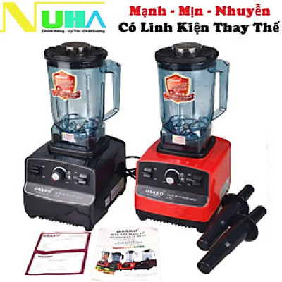 Máy xay sinh tố công nghiệp Osako Os-1560 với 2 chức năng xay rau quả và xay đậu đỗ mạnh mẽ, dung tích cối 2Lit -Hàng chính hãng