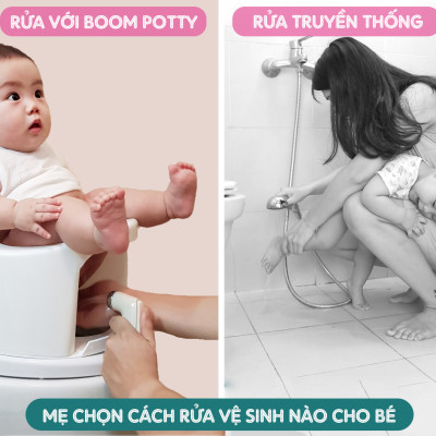Bô Vệ Sinh Thông Minh Boom Potty