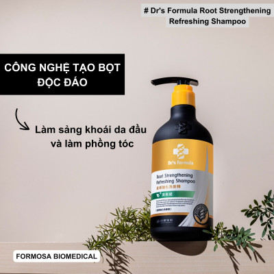Dầu Gội Tăng Cường Chân Tóc Giảm Gãy Rụng Dr