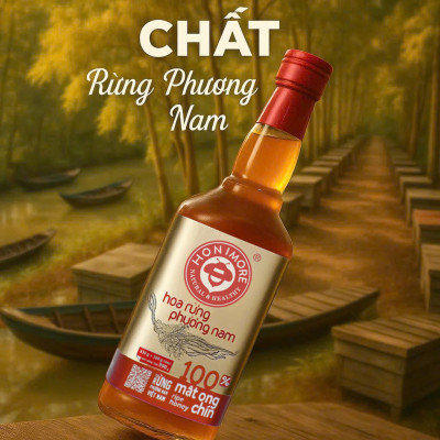 Combo Mật ong  rừng Phương Nam 100% mật ong chín Honimore 990g