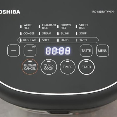 NỒI CƠM ĐIỆN TỬ 1.8L TOSHIBA RC-18DR4TVN - Hàng chính hãng