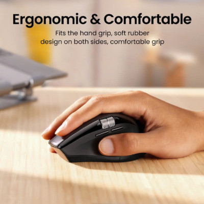 Chuột không dây Ugreen 45792 Bluetooth 5.4 & Wireless 2.4GHz 5000DPI 5 cấp độ - Hàng chính hãng