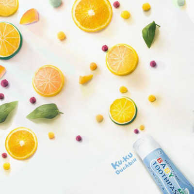 Kem Đánh Răng Cho Bé Ku.Ku Duckbill - Từ 06 Tháng Tuổi - Hương Trái Cây