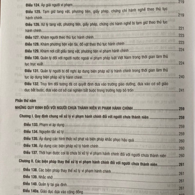 Chỉ dẫn tra cứu và áp dụng pháp luật về xử lý vi phạm hành chính  (được sửa đổi, bổ sung năm 2020) - Quyển 1 