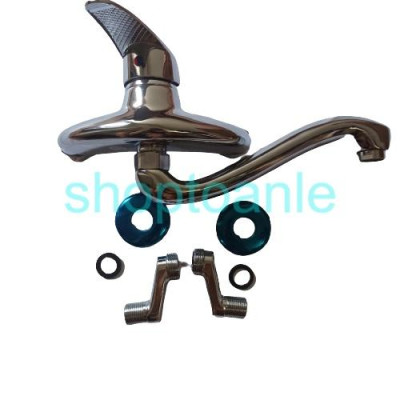 [FREESHIP] Vòi chậu rửa bát nóng lạnh gắn tường TOTO ( đã bao gồm chân sen gắn tường) - Bảo hành 5 năm